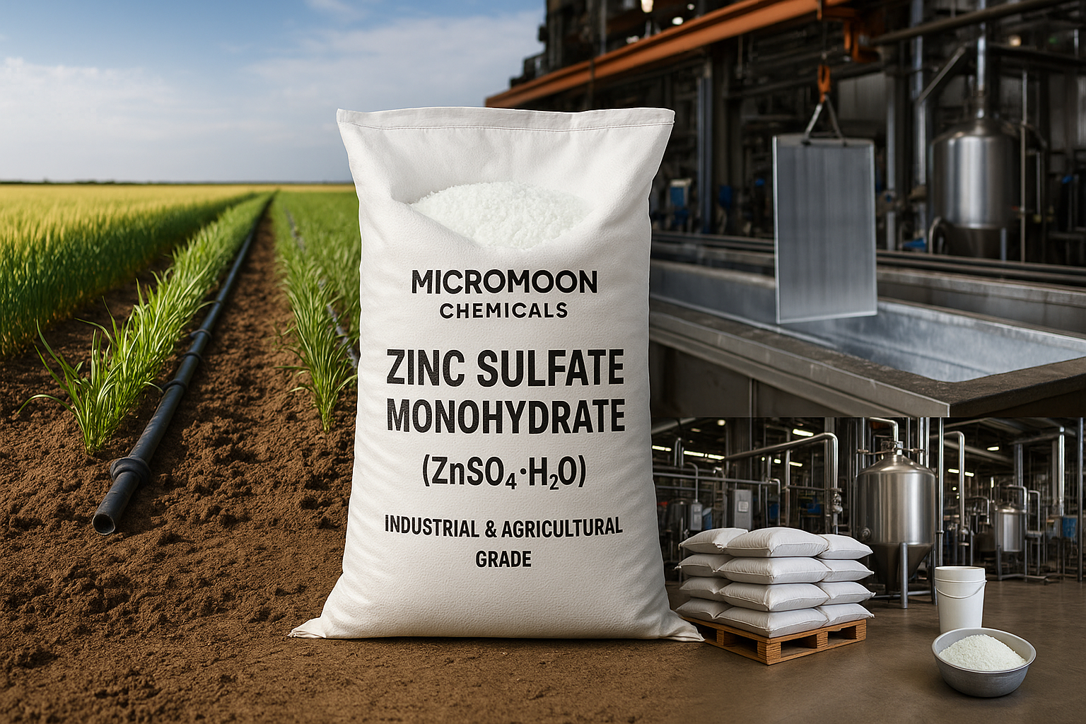 zinc sulphate monohydrate, çinko sülfat monıhidrat
